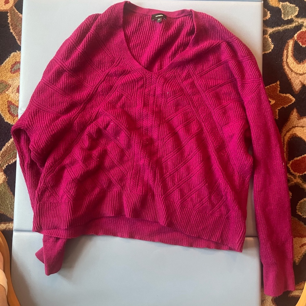Women's Fuchsia Sweater